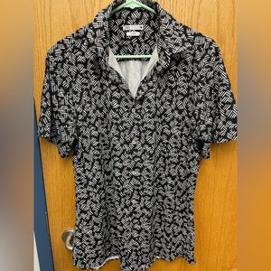 Zara slim fit men’s short sleeve button up